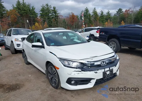 2017 Honda Civic Ex-L z USA, uszkodzony, nr VIN 19XFC1F74HE209935